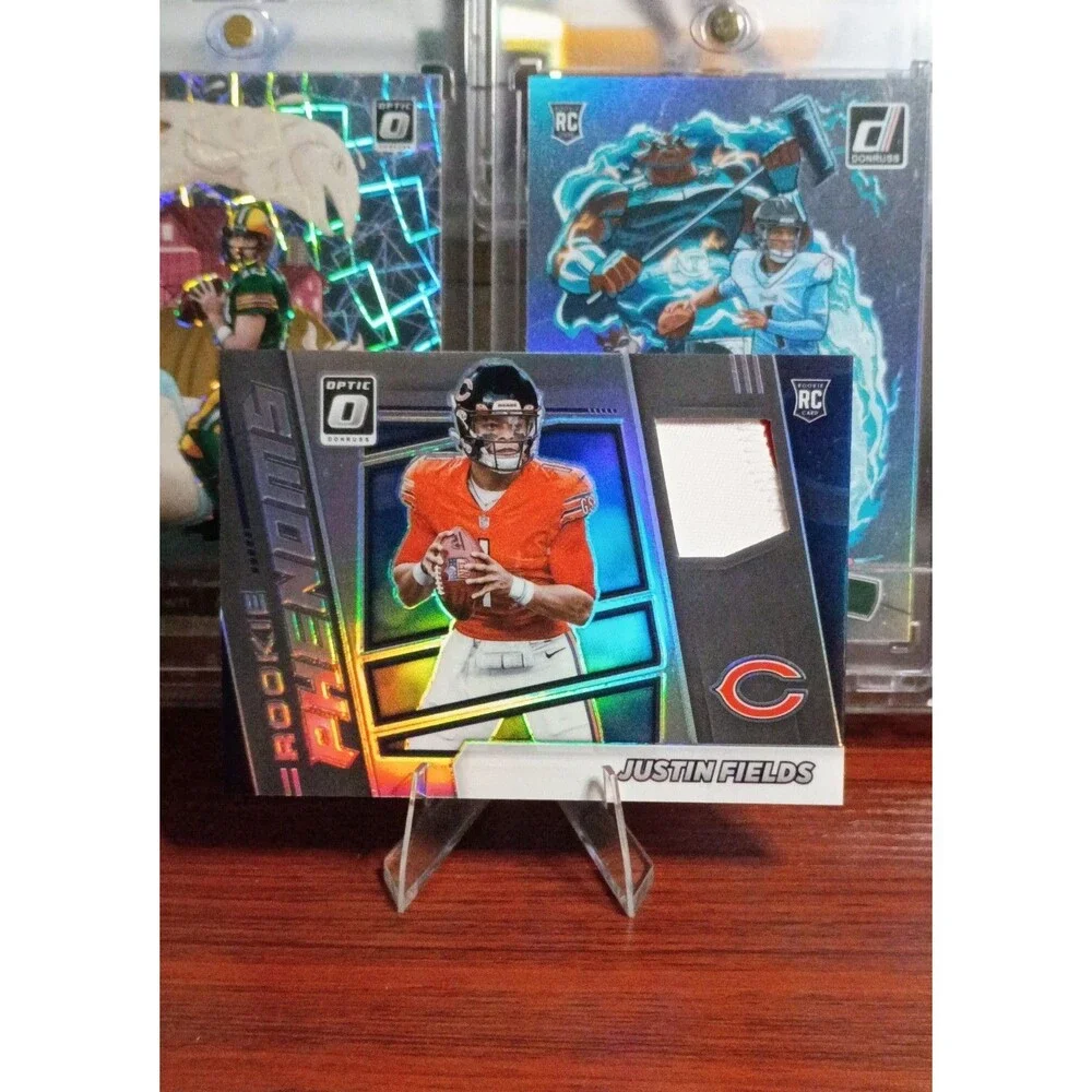 2021 Panini Donruss Optic - Rookie Phenoms Justin Fields 2-Color Patch